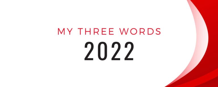 My Three Words for 2022