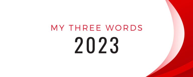 My Three Words for 2023